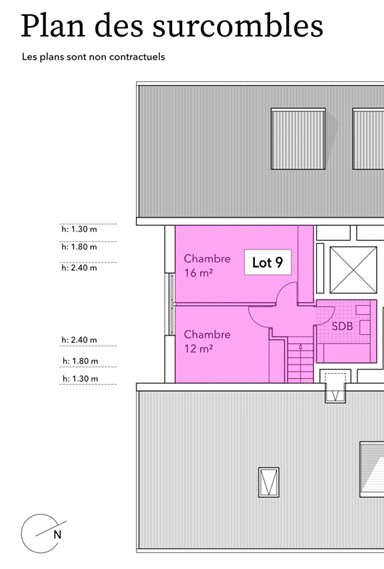 Plan appartement duplex 2